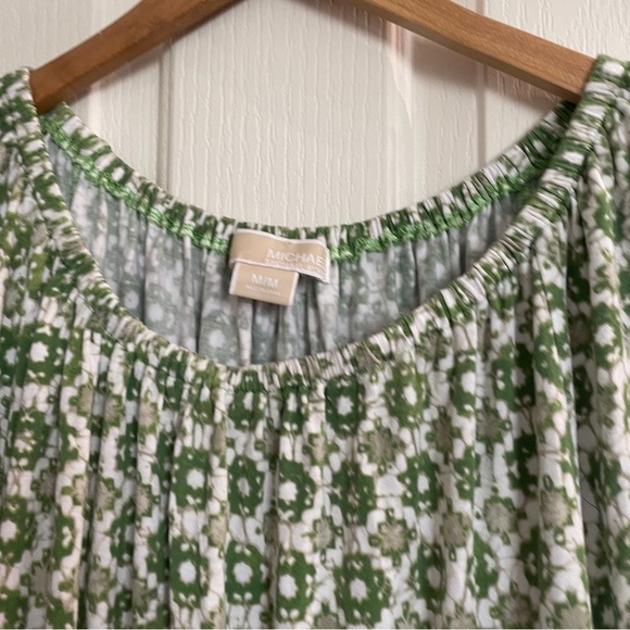 MICHAEL Michael Kors Off the Shoulder Top Short Sleeve Blouse Women’s Medium EUC - Picture 5 of 8